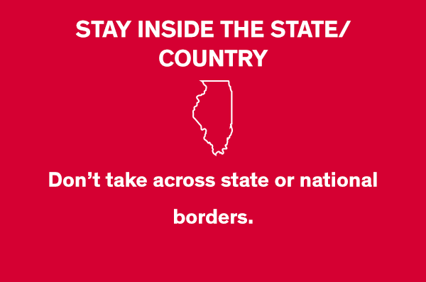 Stay Inside the State/Country